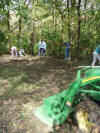 Clearing the land